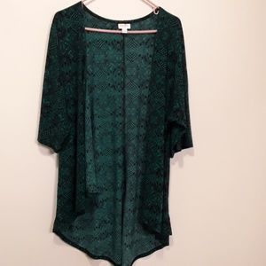 Lularoe Lindsay Coat LLR S Small Hunter Black